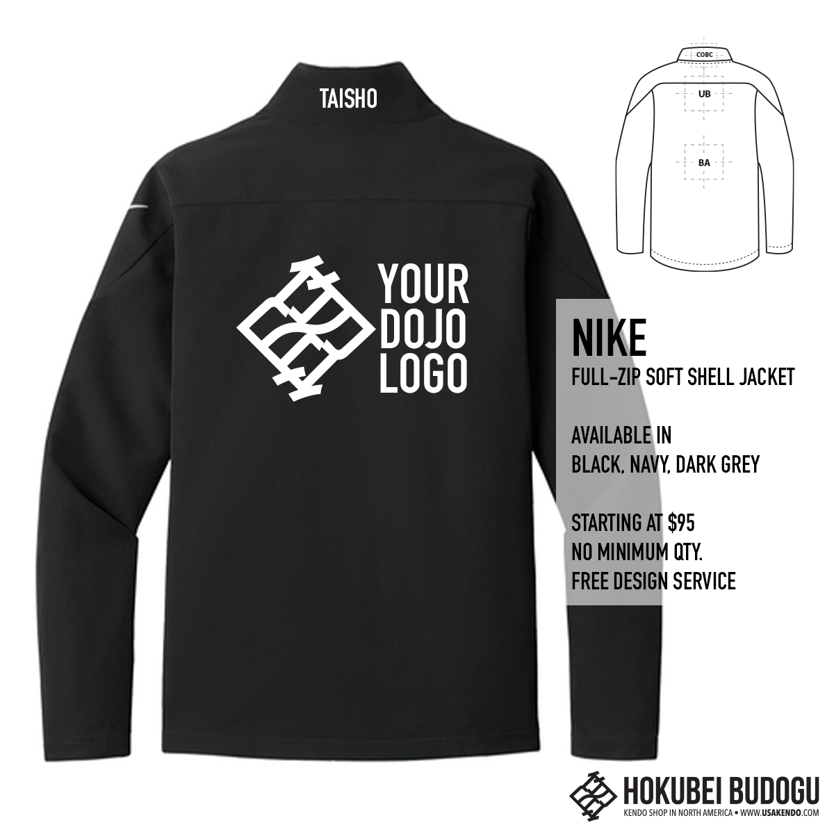 Custom Jacket - Nike Full-Zip Soft Shell