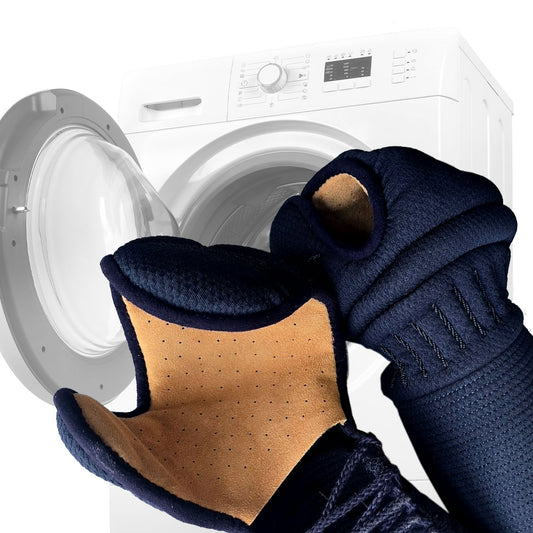 Budget-friendly kendo kote pair, machine washable 6mm orizashi design made with durable polyester blend. Non-indigo dyed material prevents blue bleeding on skin, ideal for daily practice and easy weekend wash for improved hygiene.